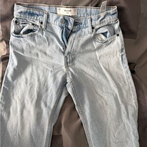 Hollister Men's Light Blue Loose Jeans (Never Worn)